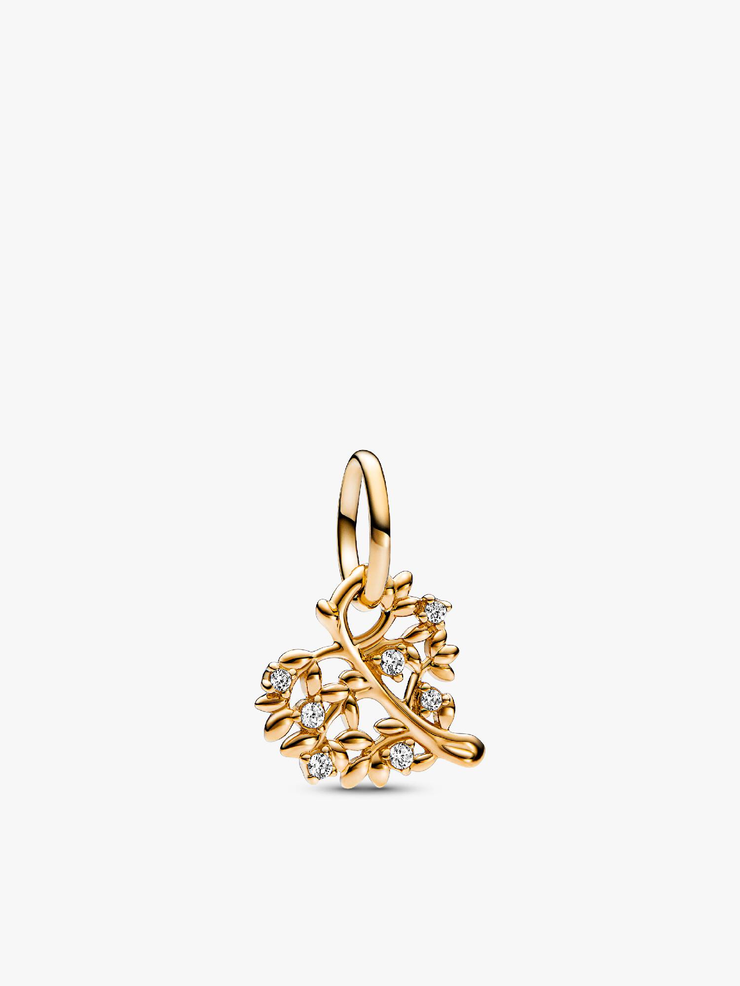 Charm Colgante Árbol de la familia con forma de corazón