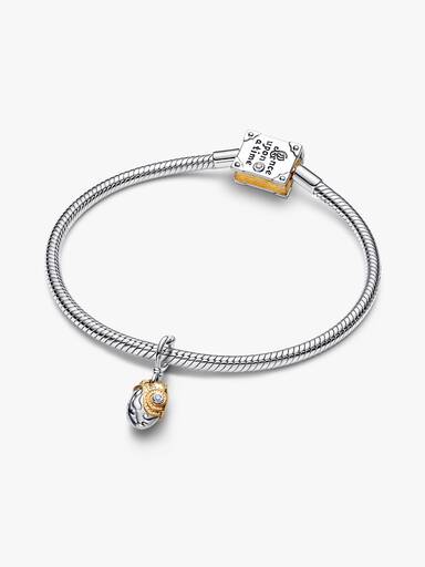 Charm Colgante Corazón de Te Fiti de Princesa Vaiana de Disney con Diamante Sintético Creado en Laboratorio