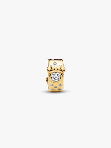 Charm de Clip Mickey Mouse y Minnie Mouse