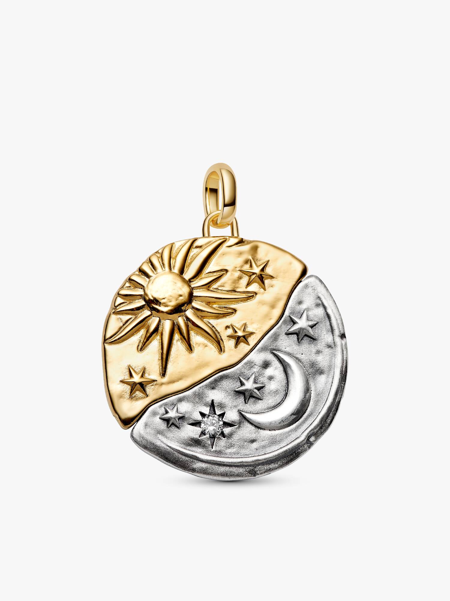 Charm Medallón XL Sol y Luna