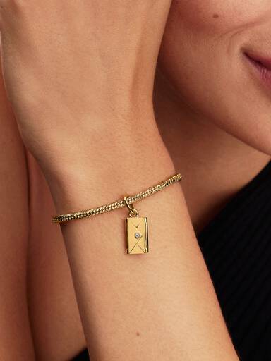 Charm Colgante Sobre Grabable que se abre