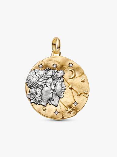 Charm Medallón XL Zodiaco Géminis
