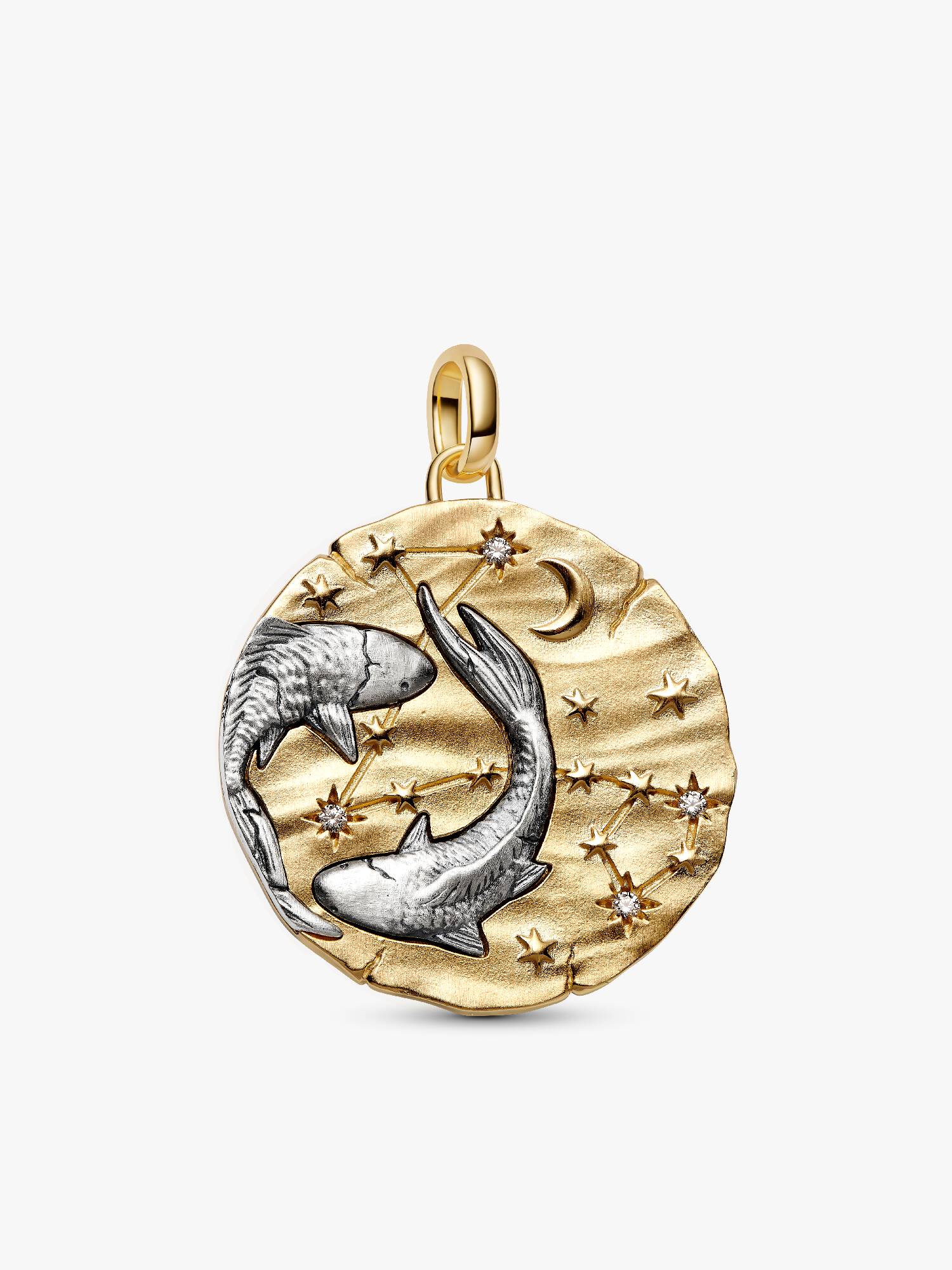 Charm Medallón XL Zodiaco Piscis