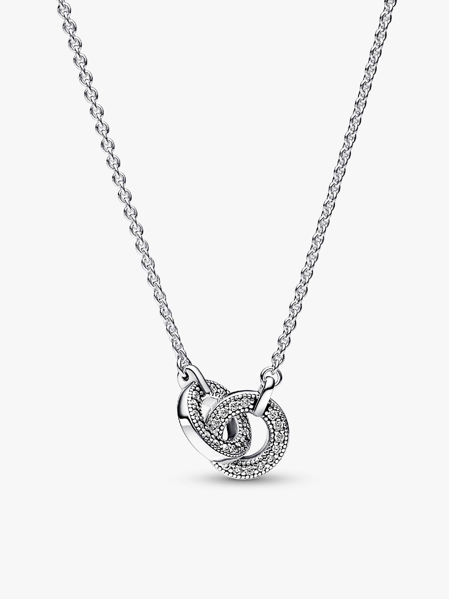 Collar Pavé Entrelazado Pandora Signature