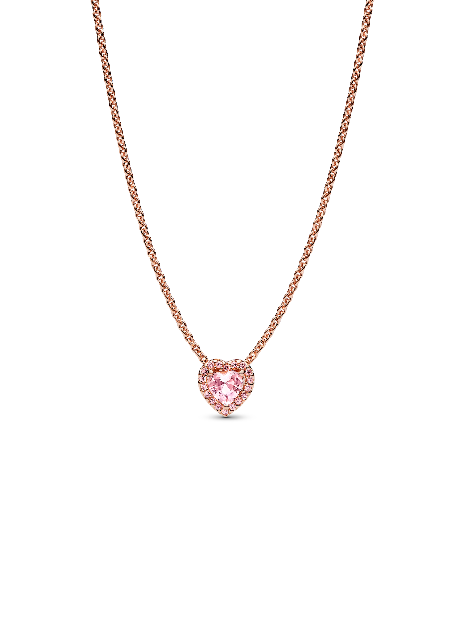 Collar Corazón Rosa