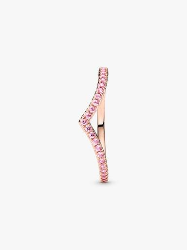 Anillo Deseo Reluciente Rosa