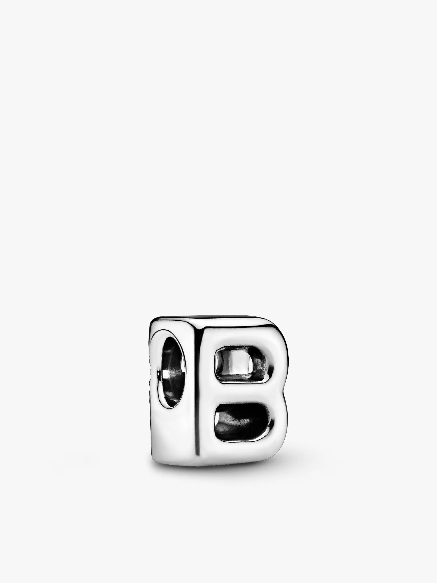 Charm en plata de ley Letra B
