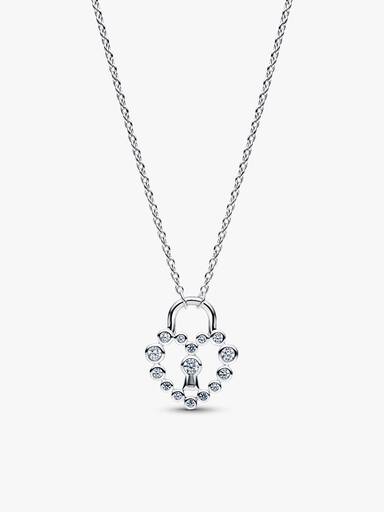 Conjunto de Regalo Candado y Corazón Brillante