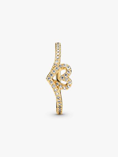Anillo Corazón Brillante y Deseo