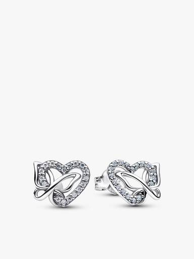 Conjunto de Regalo Corazón y Mariposa Entrelazados de Pandora Moments