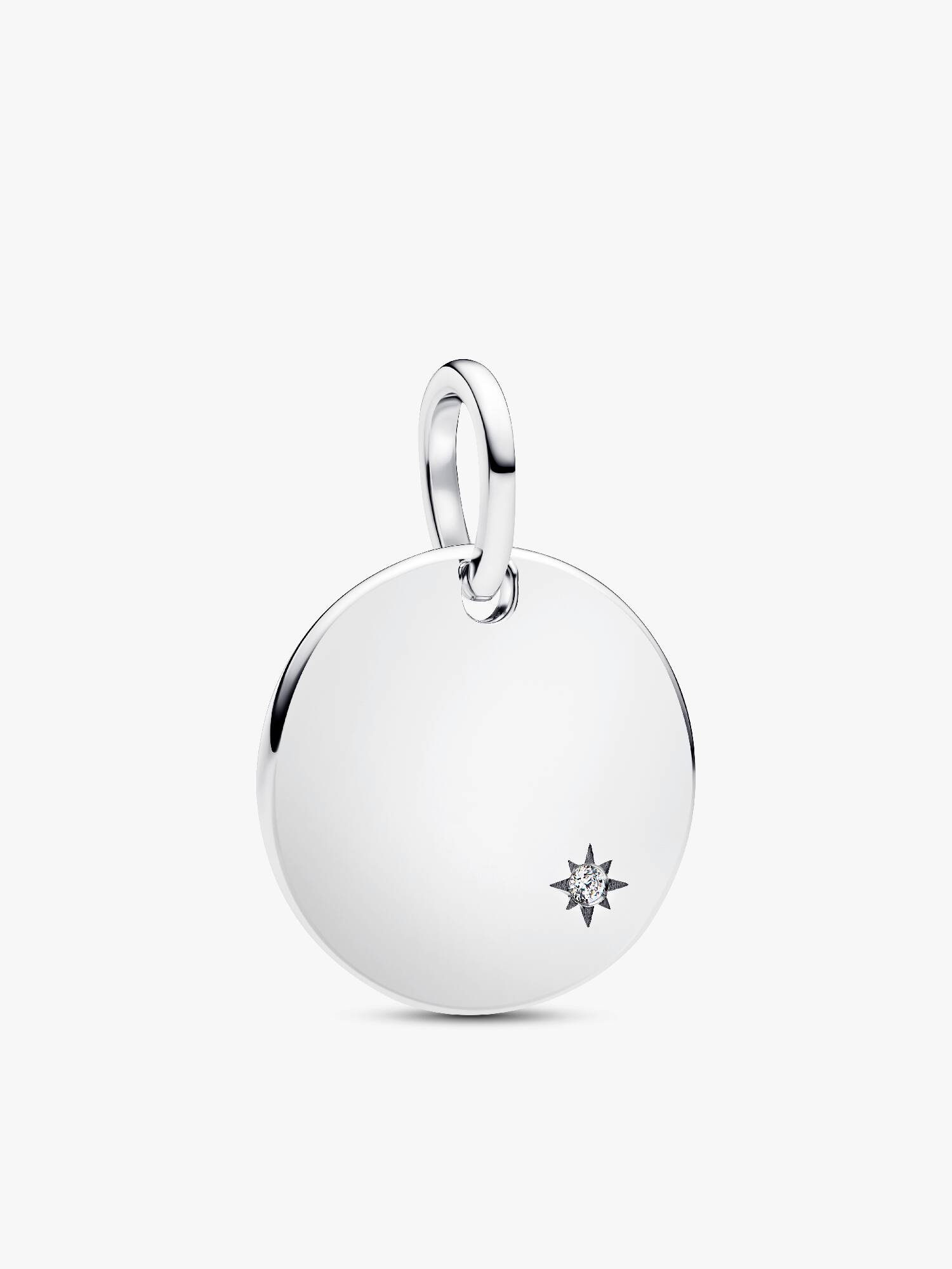 Colgante Etiqueta con Diamante Sintético Grabable