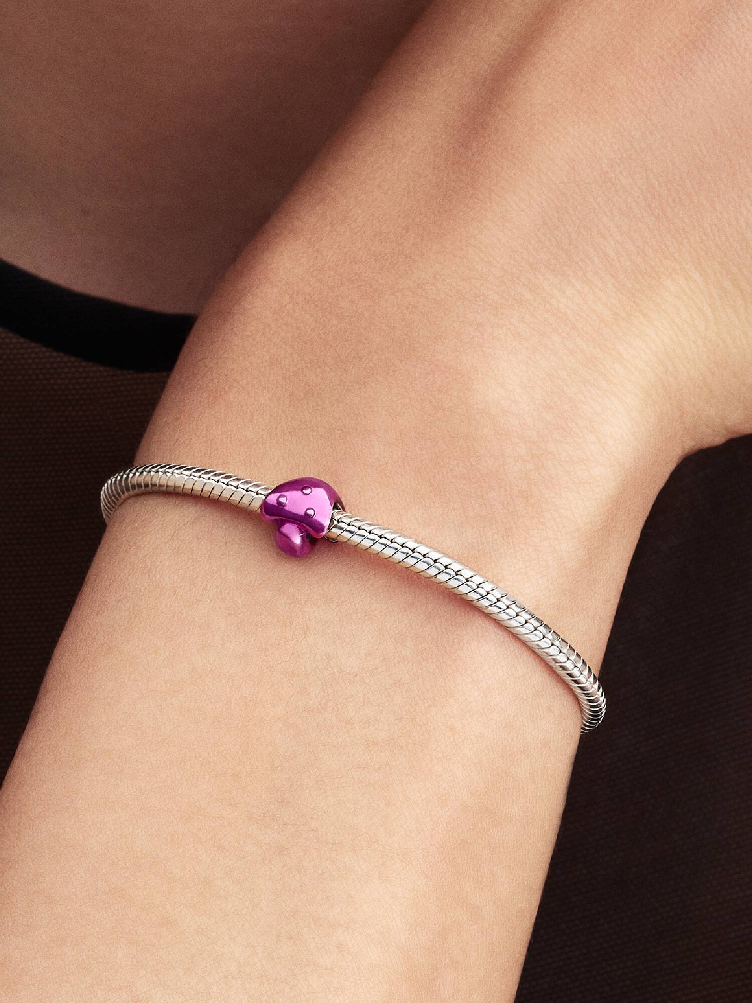 Charm Mini Seta Rosa