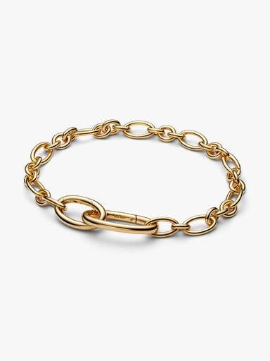 Pulsera de Cadena de Eslabones Link Ovalado que se abre