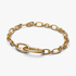 Pulsera de Cadena de Eslabones Link Ovalado que se abre Pulsera de Cadena de Eslabones Link Ovalado que se abre