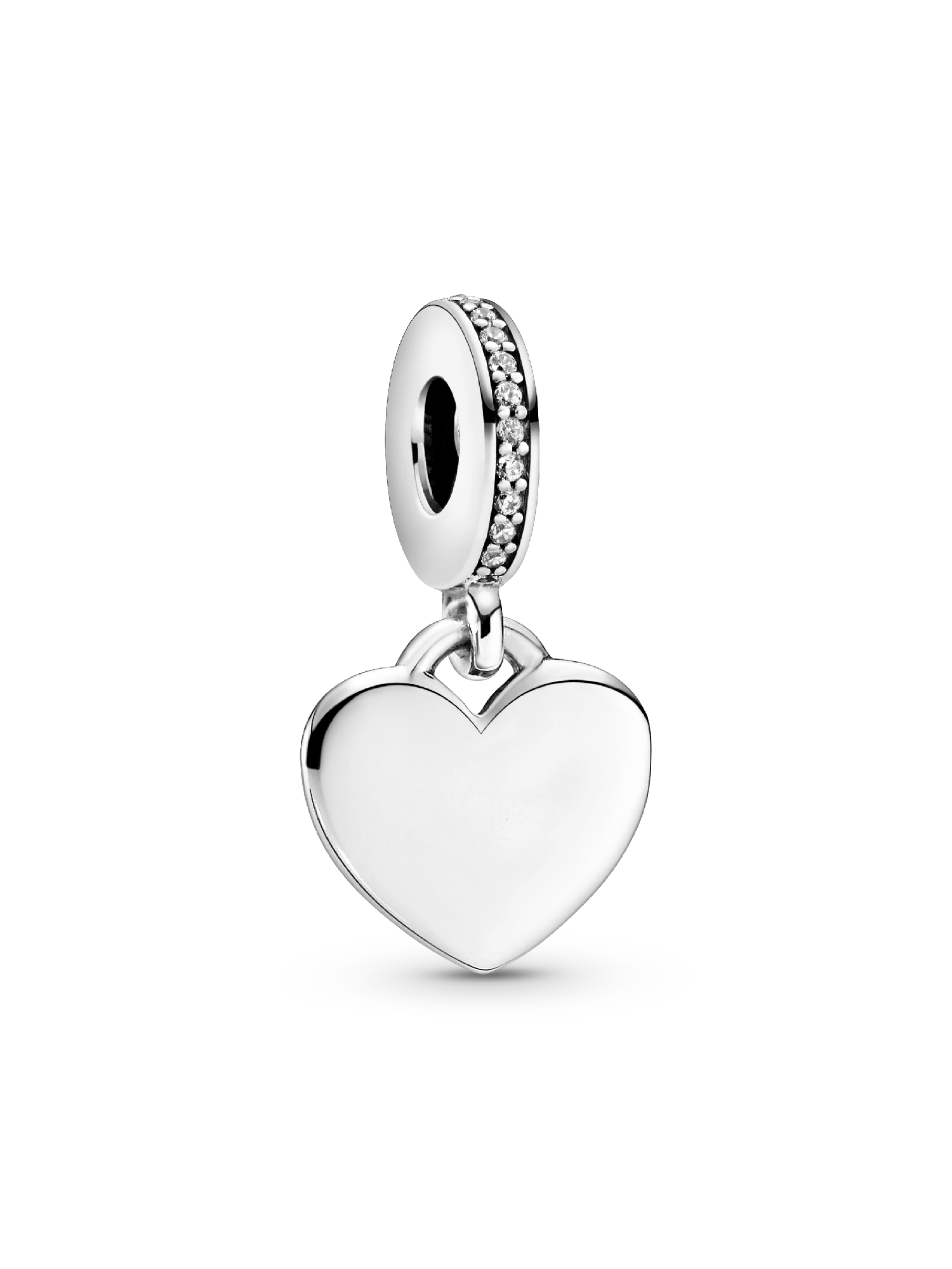 Charm Colgante Corazón Grabable