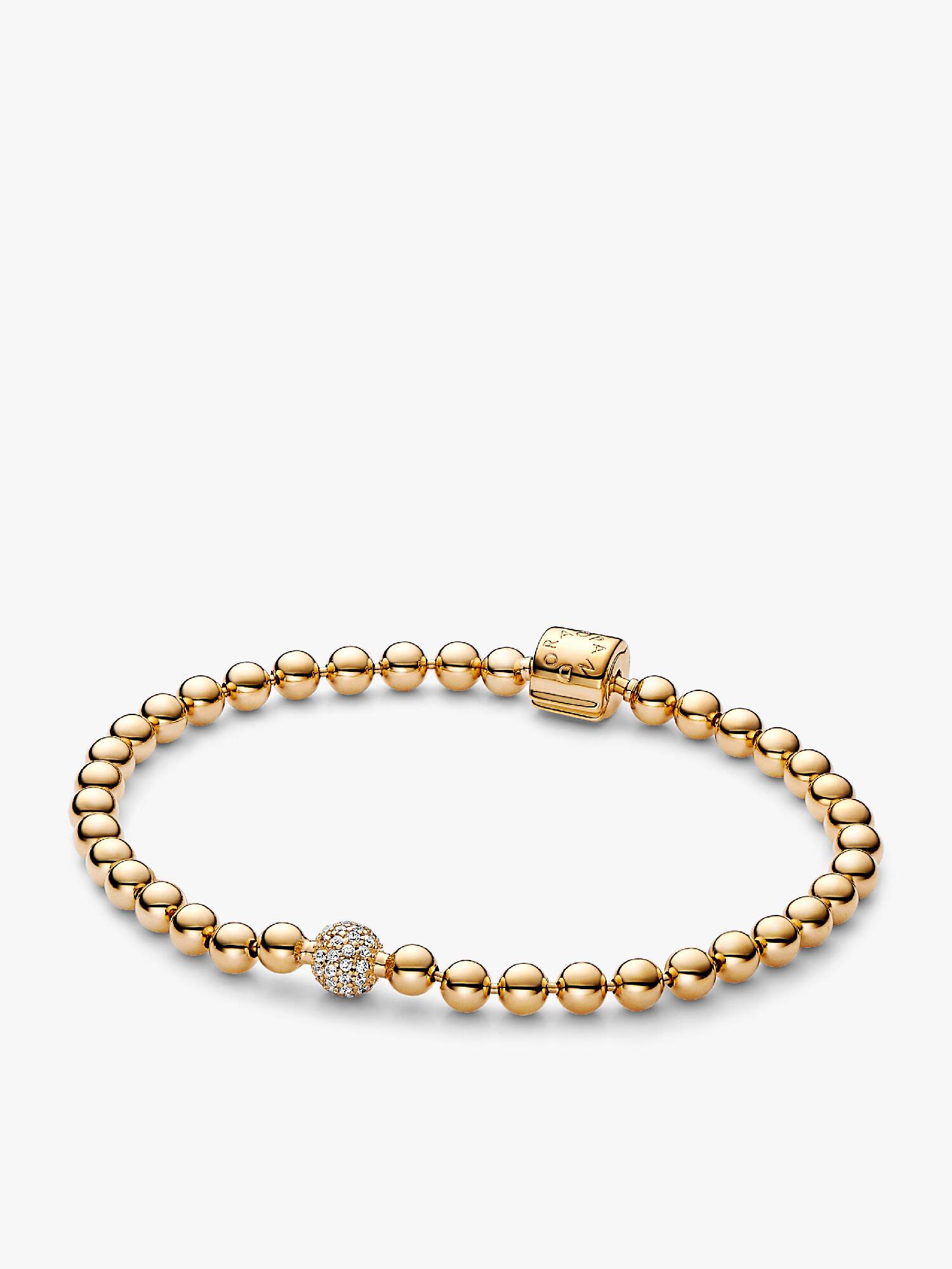 Pulsera Cuentas y Pavé