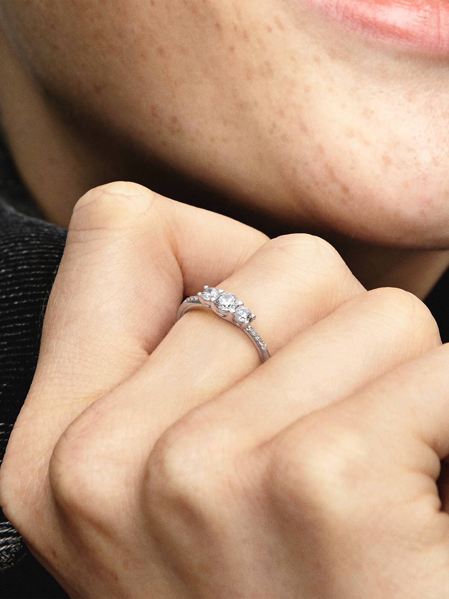 Anillo en plata de ley Brillo de Cuento de Hadas