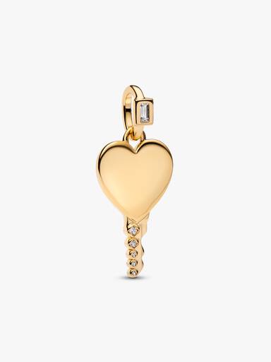 Colgante Etiqueta Grabable Llave Corazón