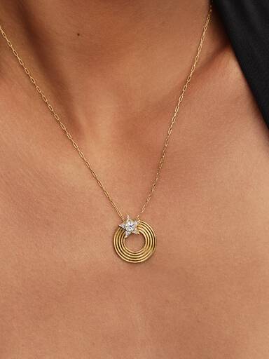 Collar Estrella Fugaz Brillante