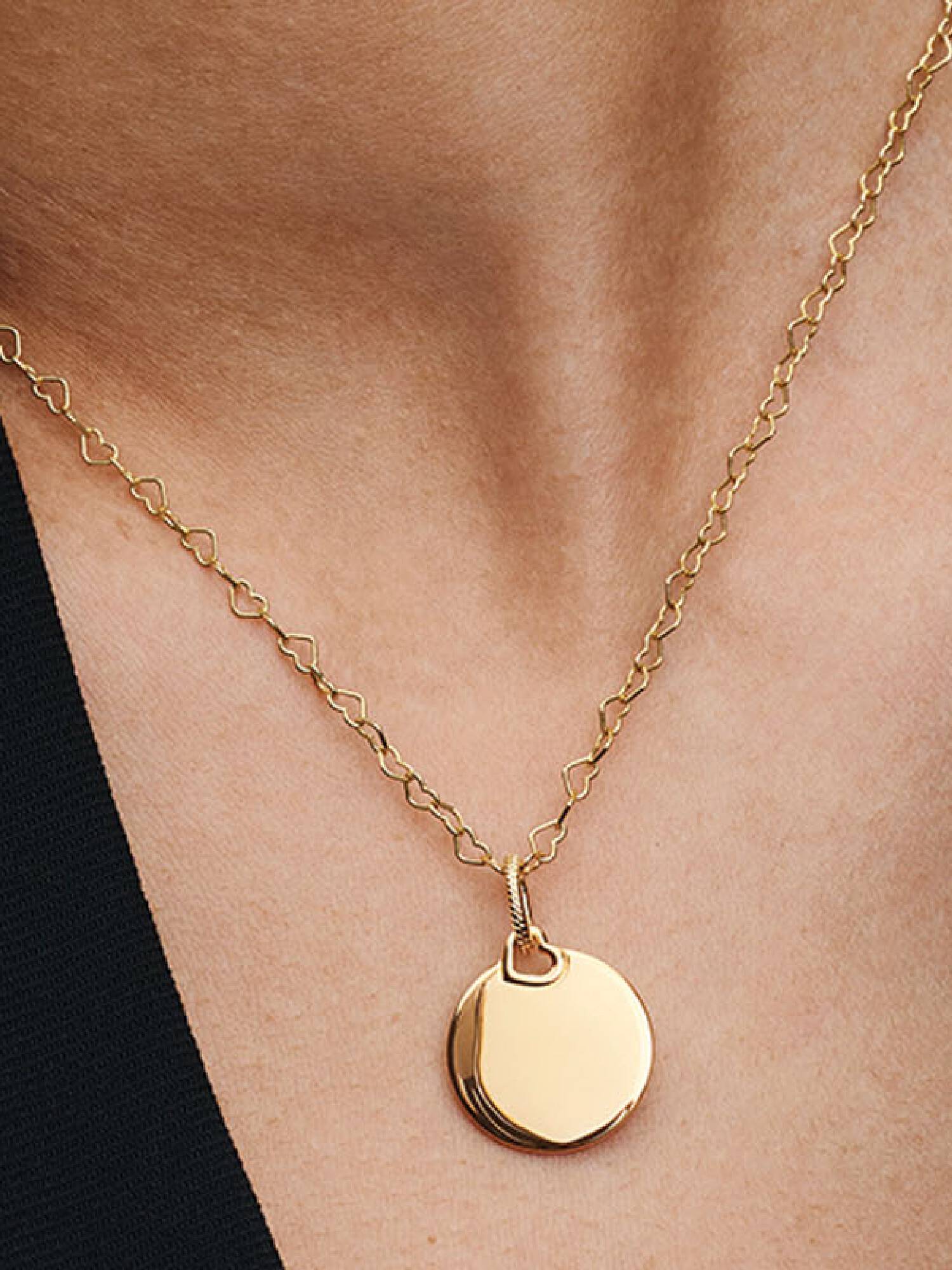 Charm Colgante Etiqueta Redonda Grabable
