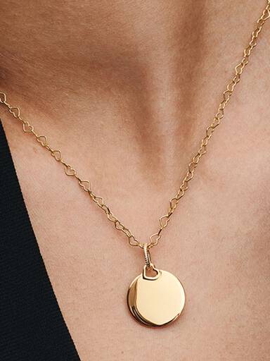 Charm Colgante Etiqueta Redonda Grabable