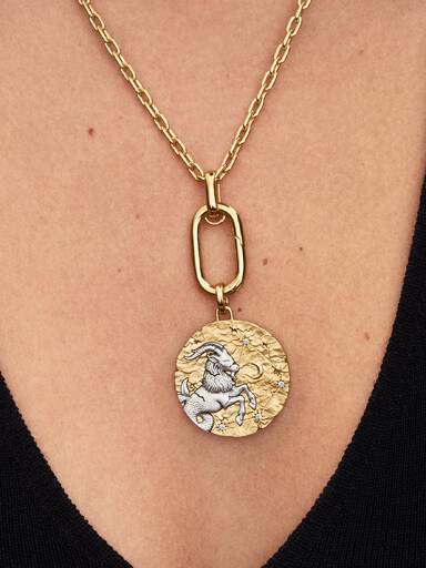 Charm Medallón XL Zodiaco Capricornio
