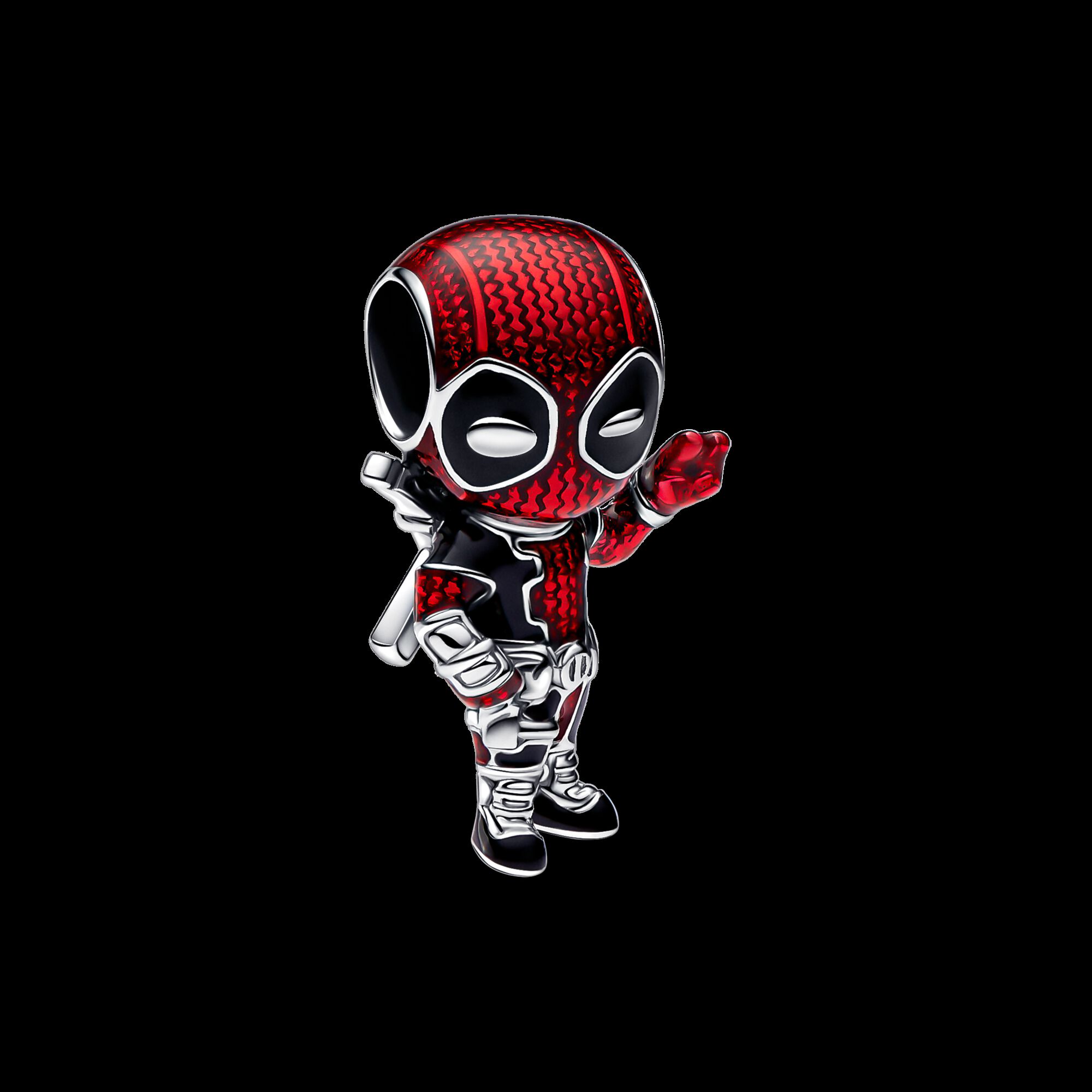 Pandora Charm deadpool de Marvel en Plata de Ley