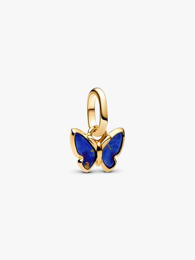 Charm Mini Colgante Mariposa Azul