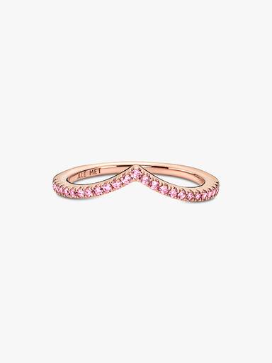 Anillo Deseo Reluciente Rosa
