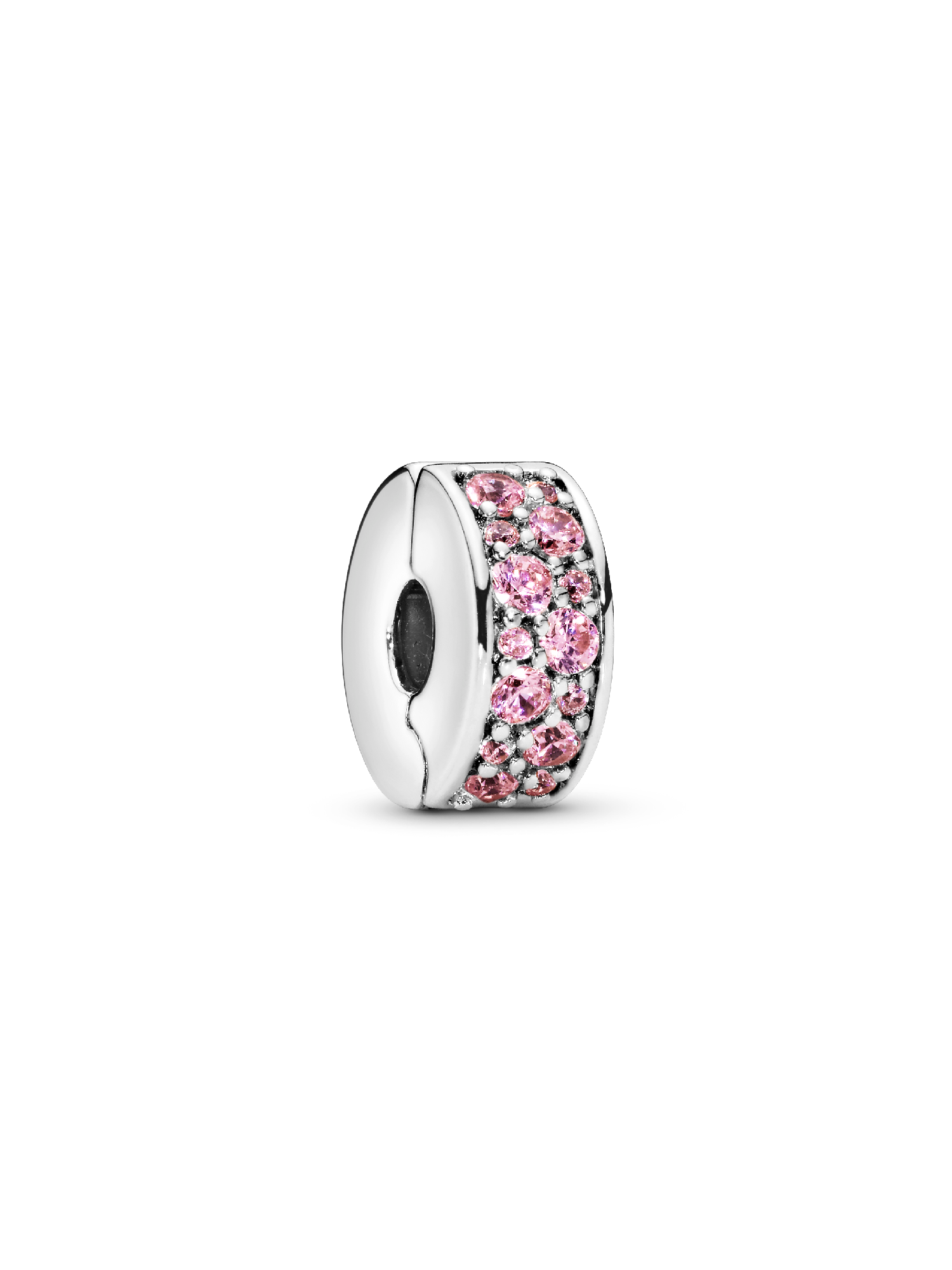 Clip en Pavé Rosa