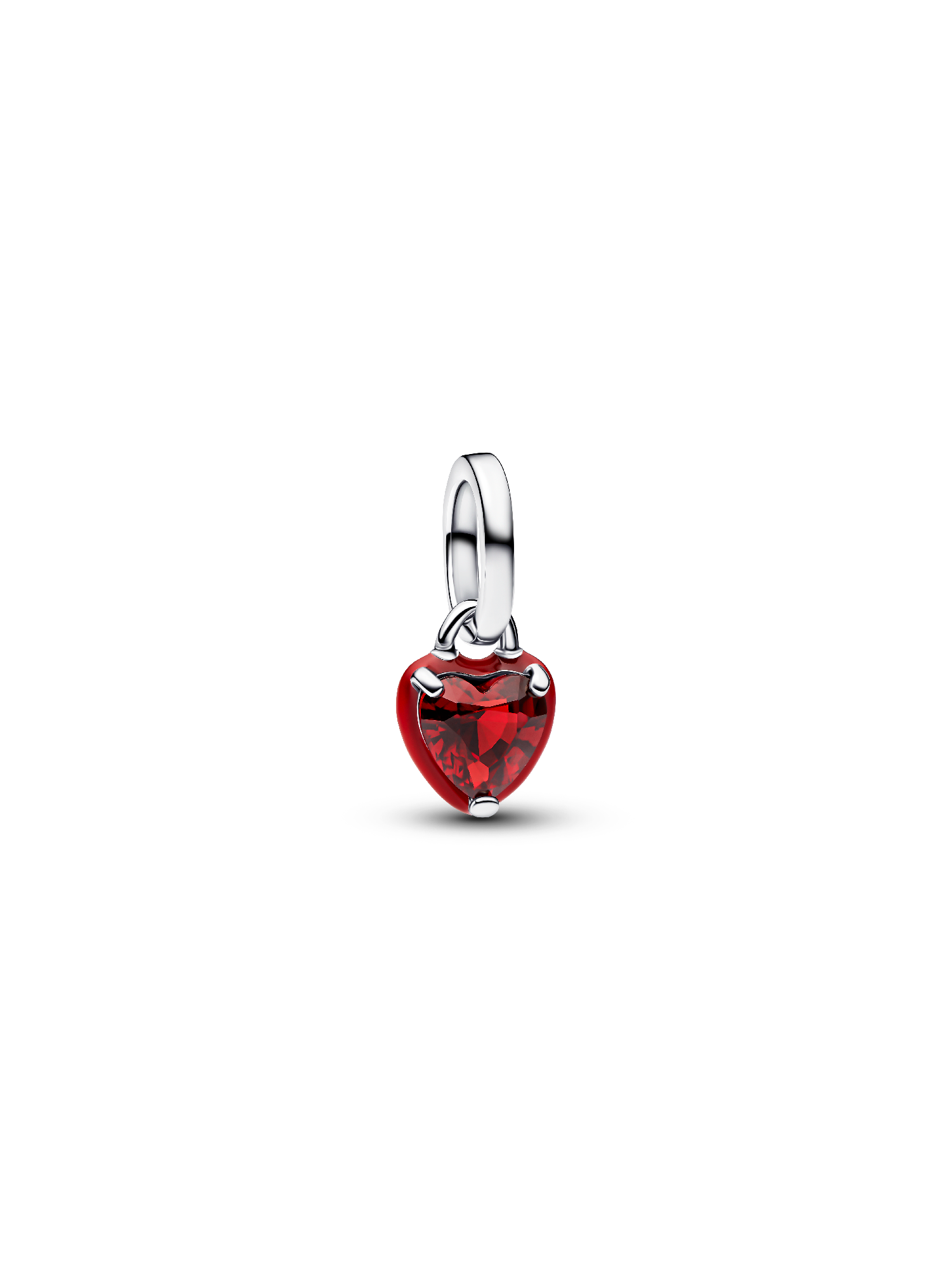 Charm Mini Colgante Corazón Chakra Rojo