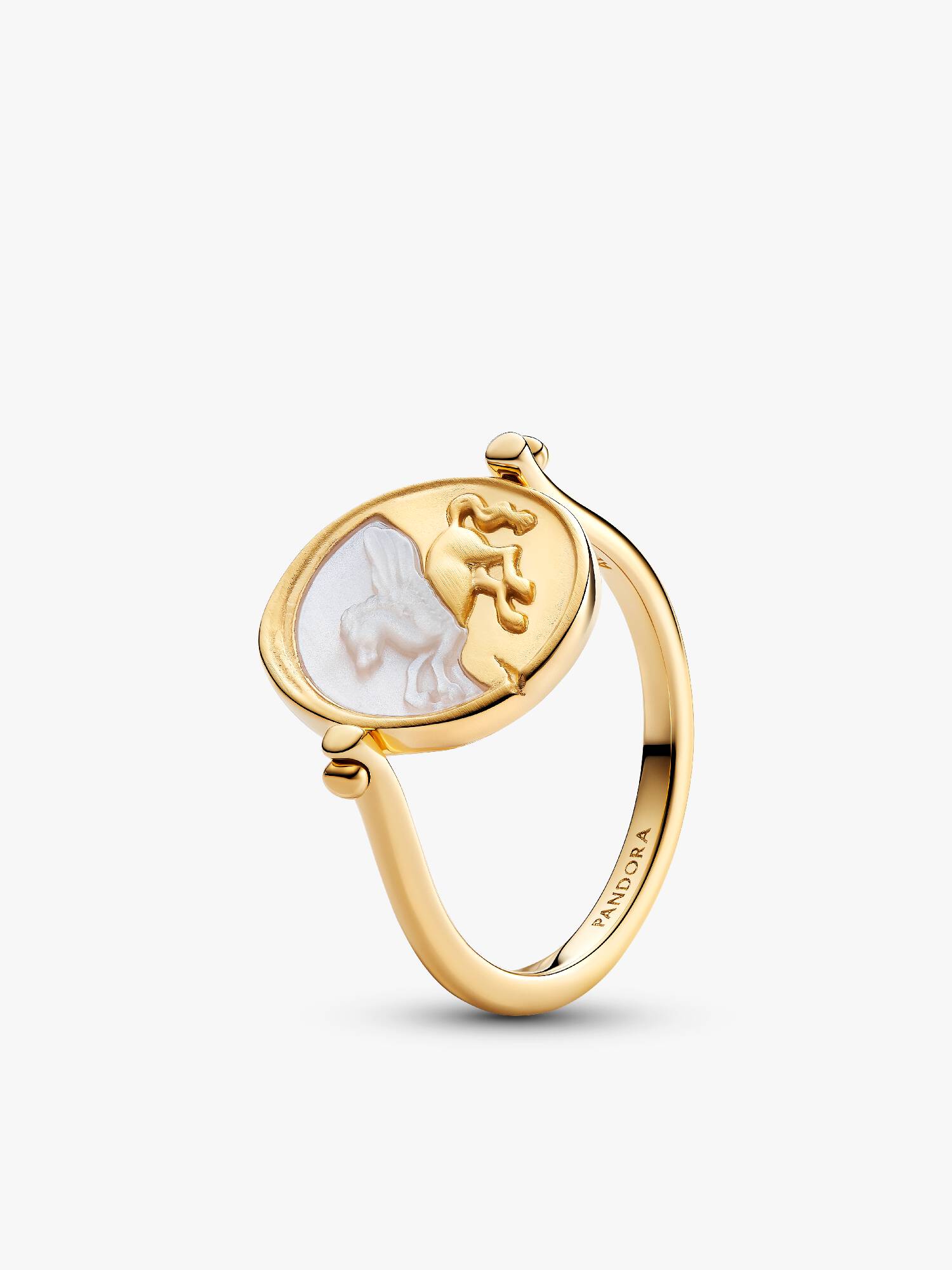 Anillo Medallón Reversible Pegaso