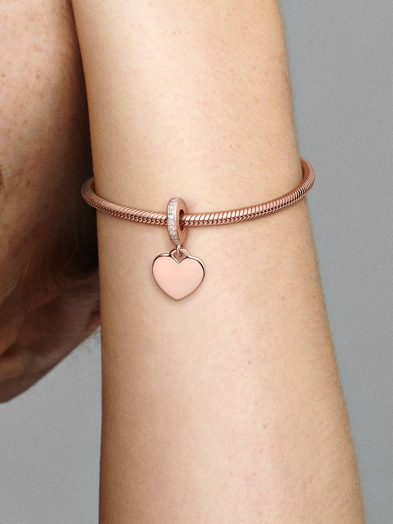 Charm Colgante Etiqueta de Corazón para Grabar