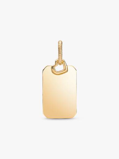 Colgante Etiqueta Rectangular Grabable