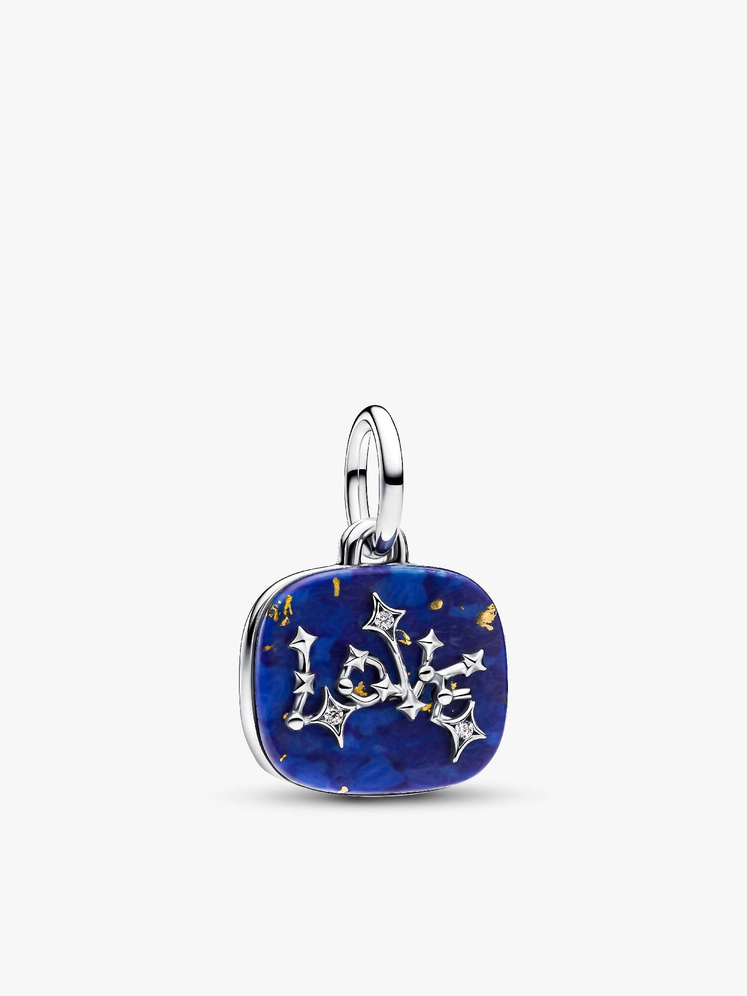 Charm Colgante Doble Constelación Amor Azul Celestial