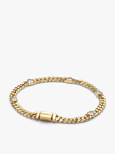 Conjunto de Regalo Pulsera Cubana Corazón