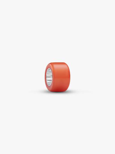 Charm Mini Cristal de Murano Naranja