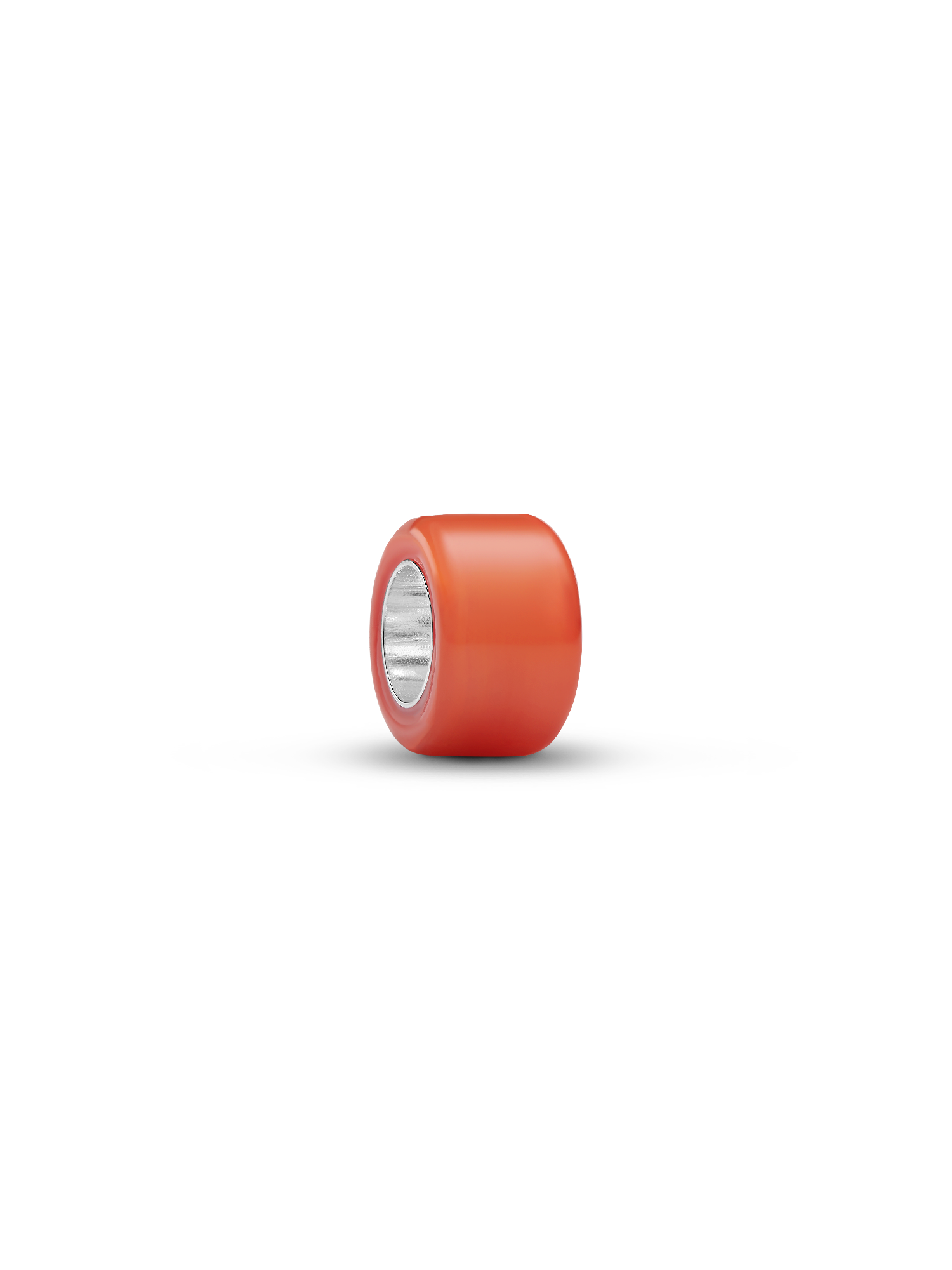 Charm Mini Cristal de Murano Naranja