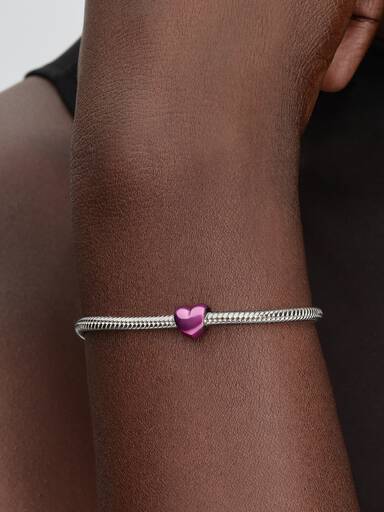 Charm Mini Corazón Rosa