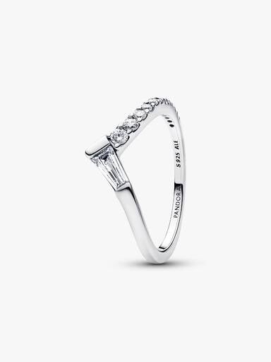 Anillo Tiara Baguette en Pavé