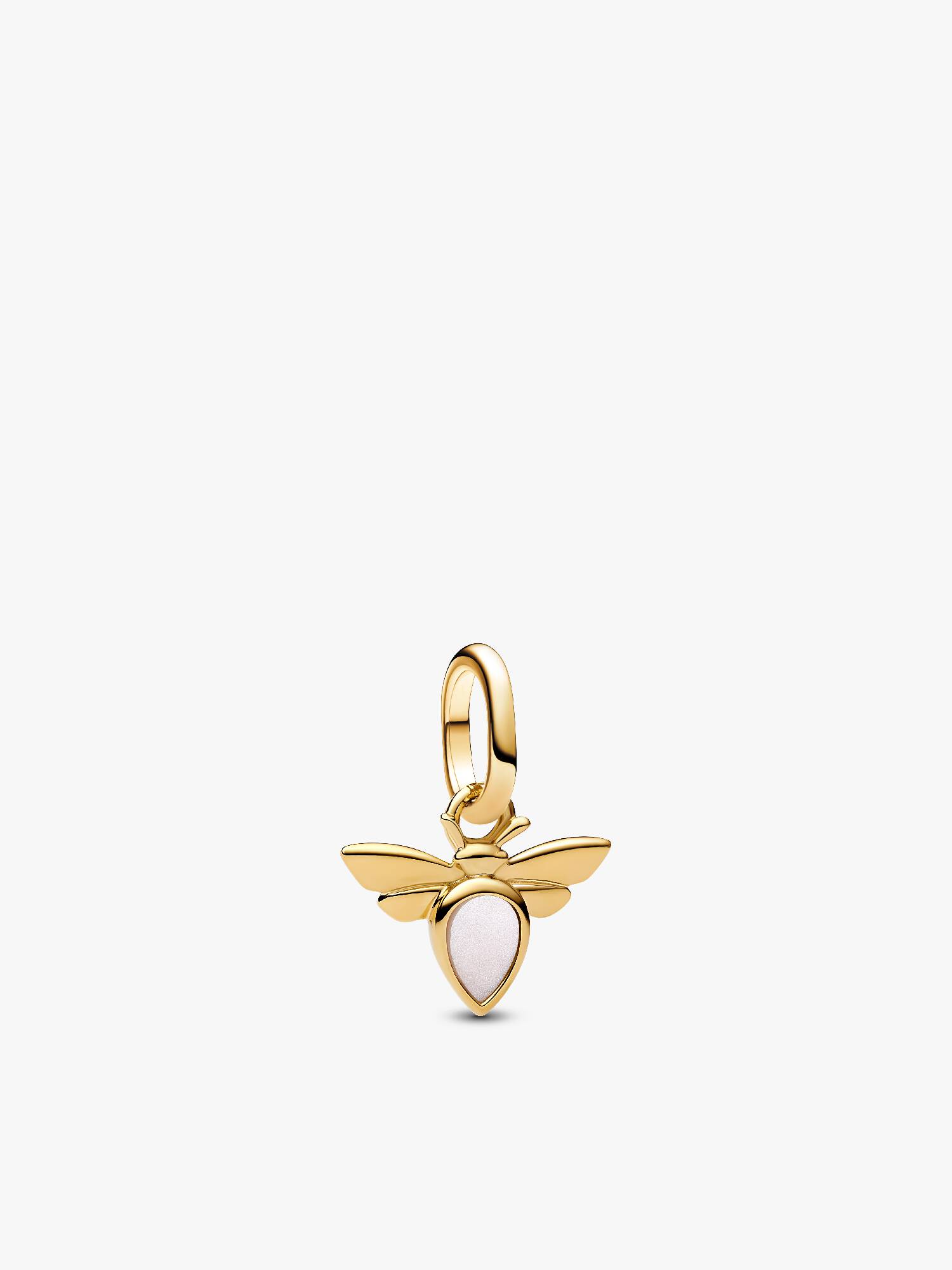 Charm MIni Colgante Abeja Blanca