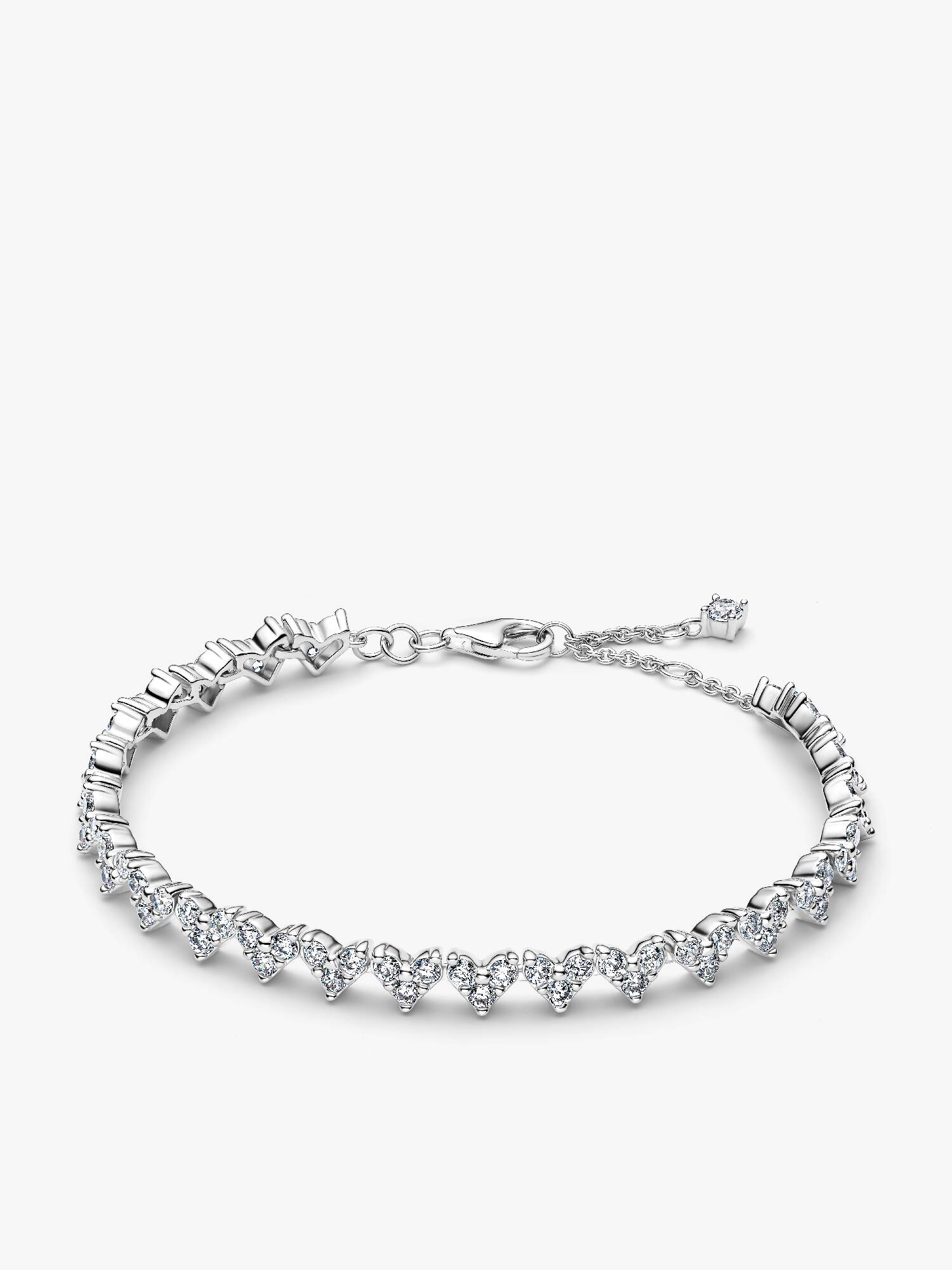 Pulsera Corazón Triple Gemas