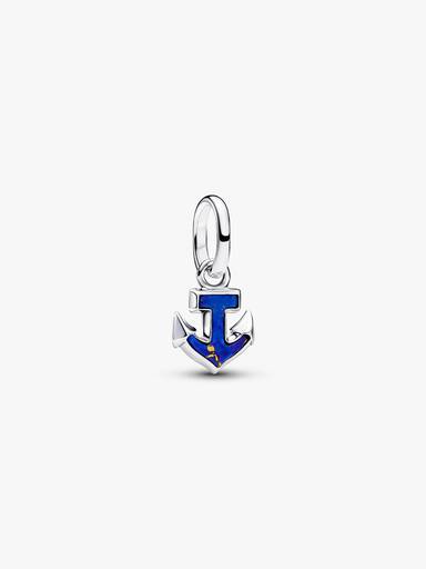 Charm Colgante Mini Ancla Azul