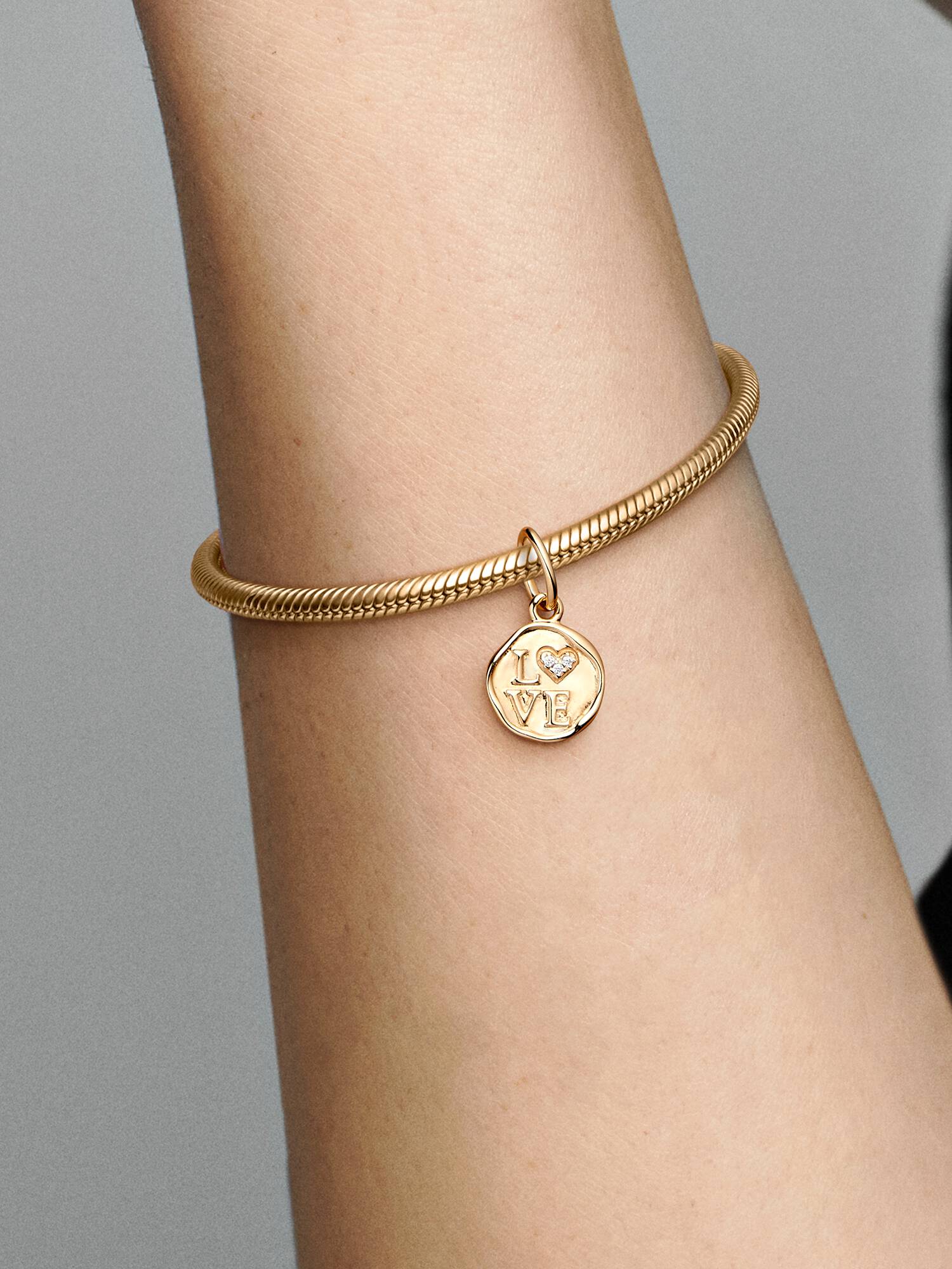 Charm Colgante Sello de Amor Brillante