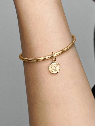 Charm Colgante Sello de Amor Brillante
