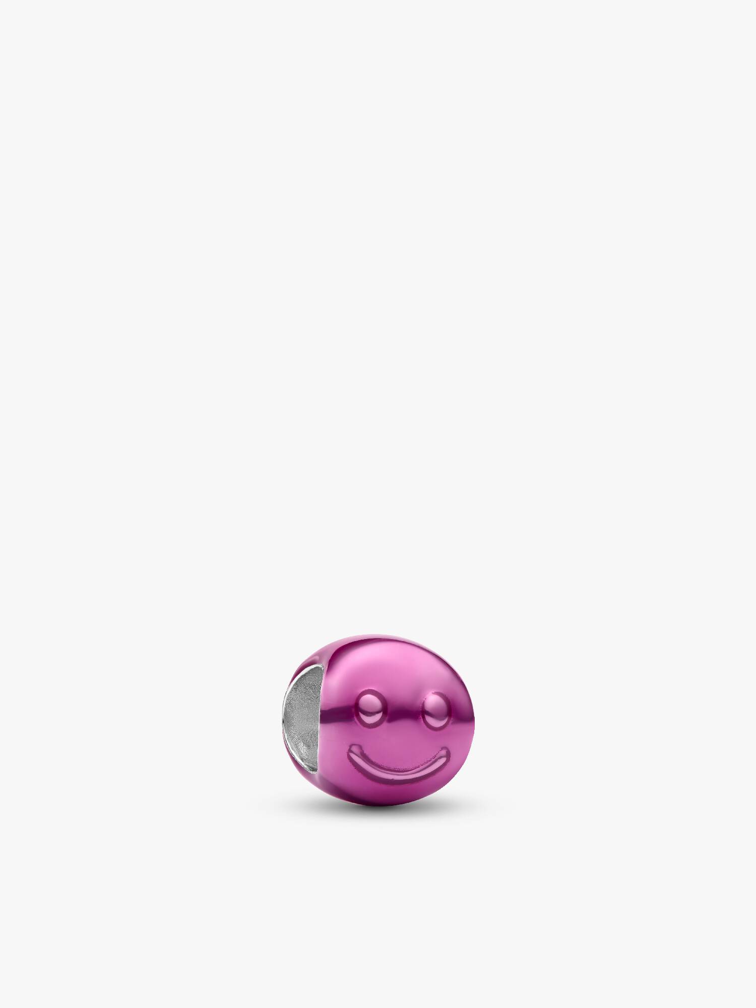 Charm Mini Cara Feliz Rosa