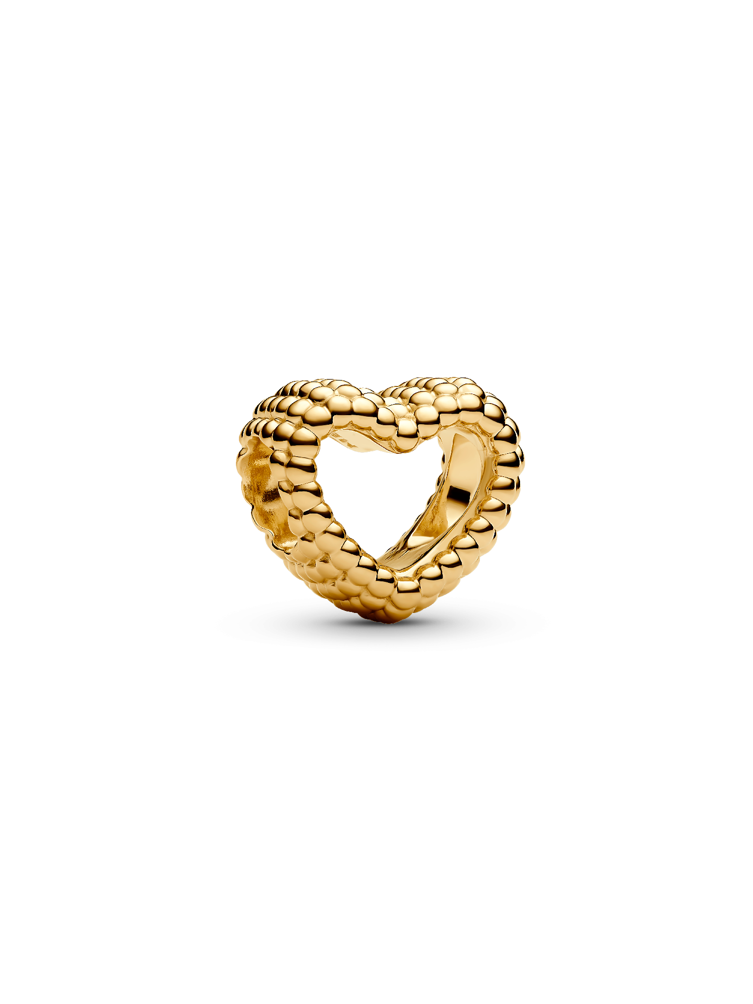 Charm Corazón Abierto con Cuentas