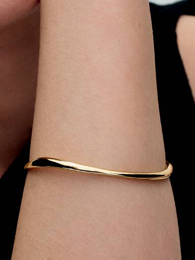 Pulsera Rígida Forma Orgánica