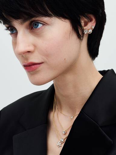 Collar con Colgante Herbario Brillante