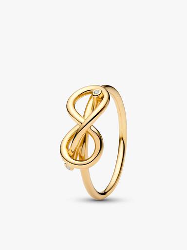 Conjunto de Regalo Anillos Nudo Infinito